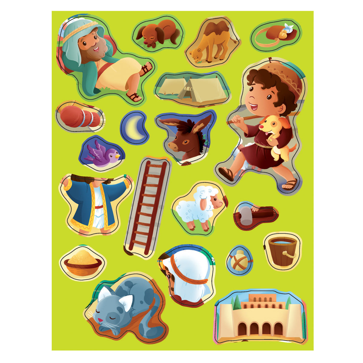 Sparkly Sticker Bible Storybook (Paperback)
