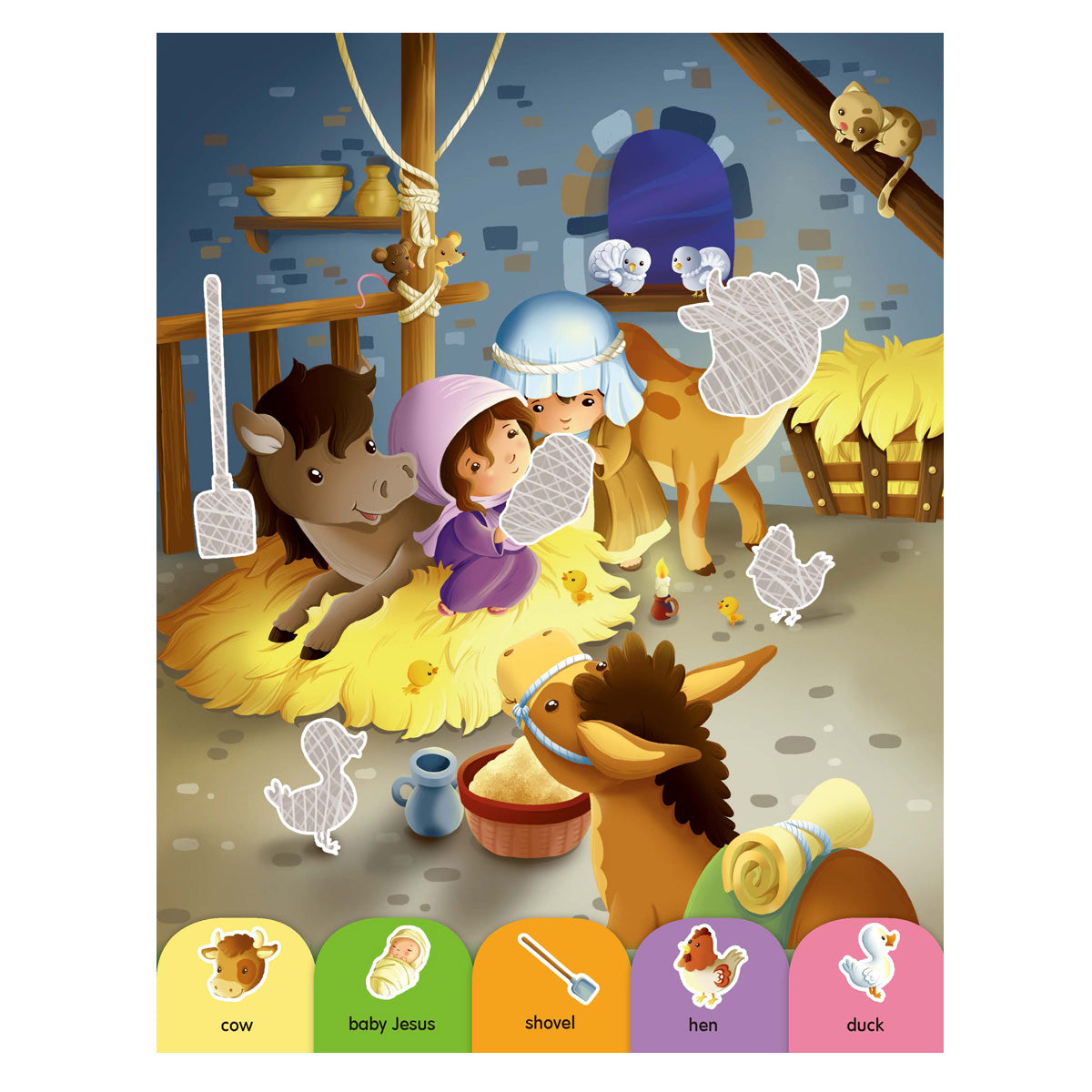 Life of Jesus - Sparkly Sticker Bible (Paperback)