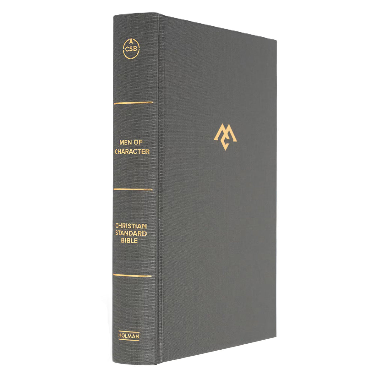 CSB Men of Character Bible, Revised and Updated, Hardcover, Charcoal Cloth Over Board