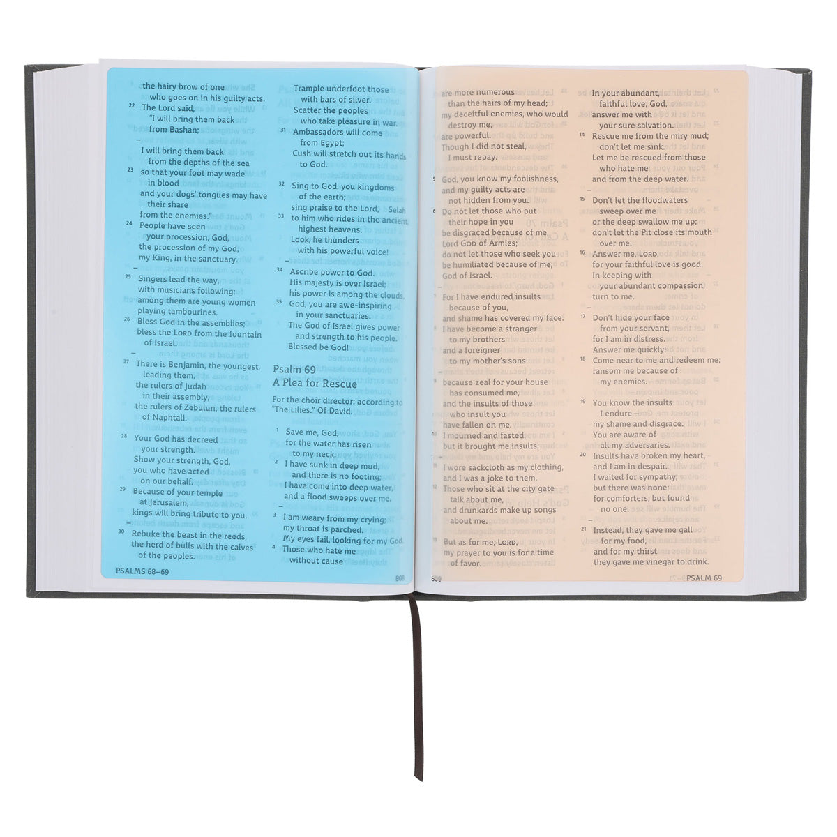 CSB Charcoal Hardcover Grace Dyslexia Friendly Bible Large Print