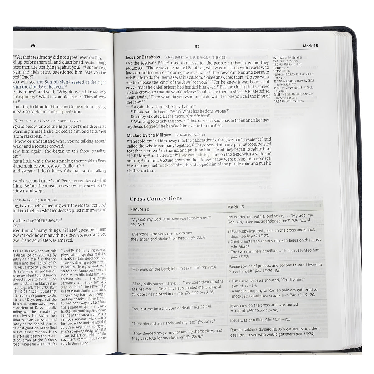 CSB Slate Imitation Leather Connecting Scripture New Testament Bible