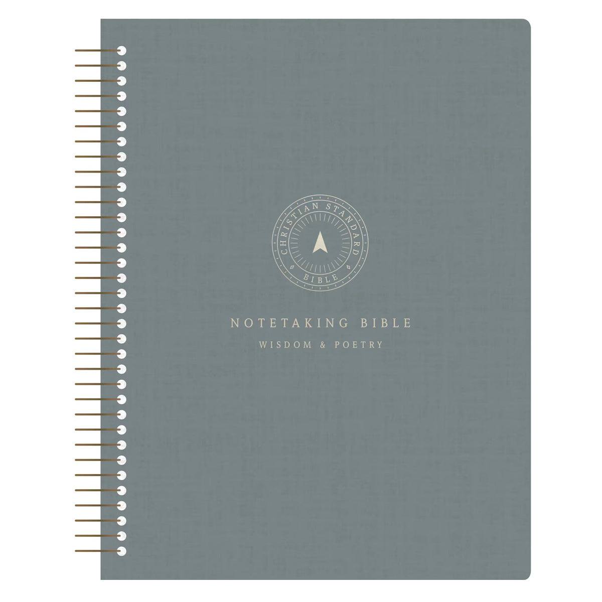 CSB Spiral-Bound Hardcover Notetaking Optimal Type Bible Wisdom and Poetry