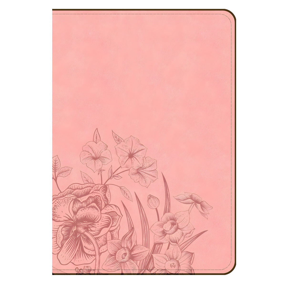 CSB Pink Floral Imitation Leather Optimal Type Compact Reference Study Bible Large Print