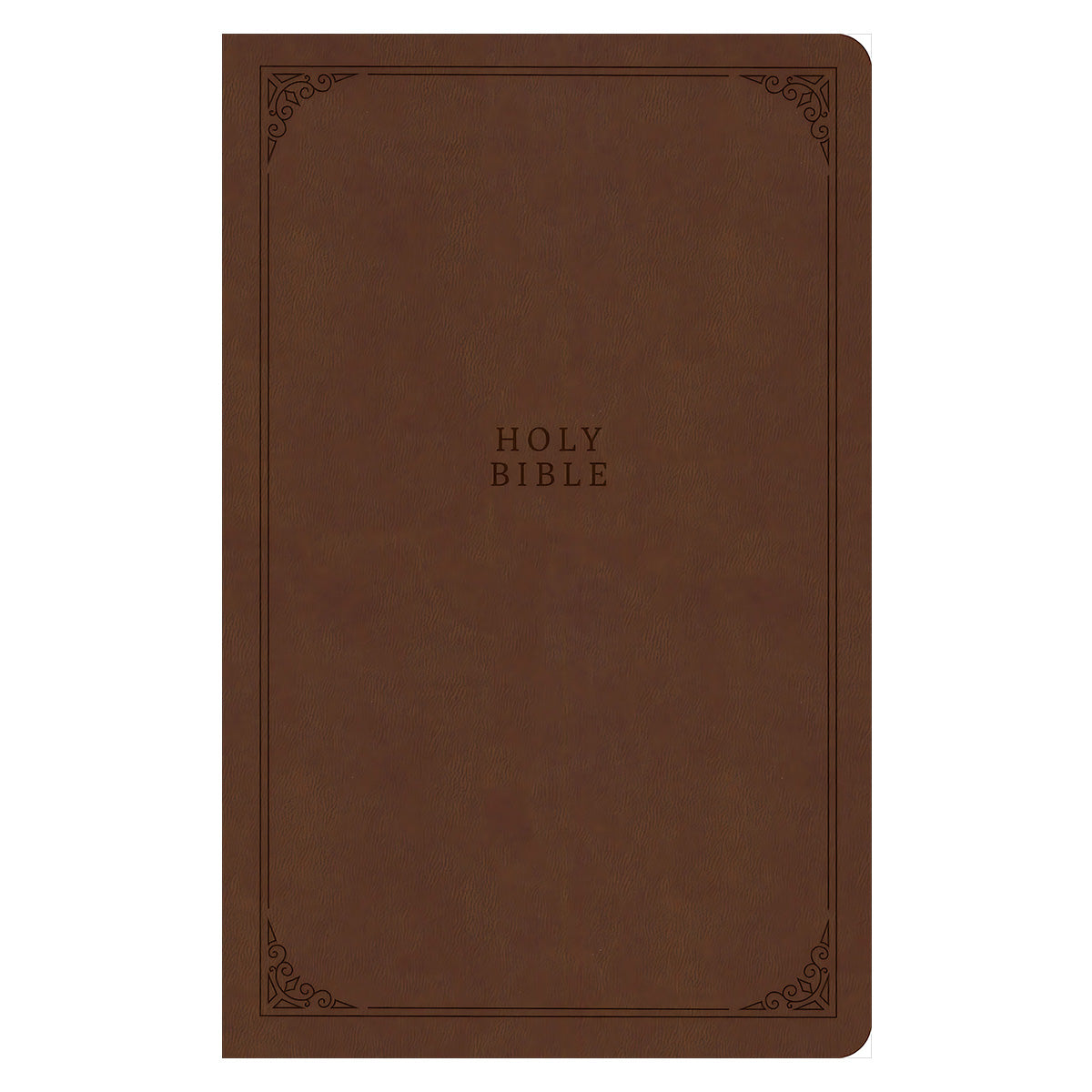 CSB Optimal Type Premium Gift Bible, Red Letter, Imitation Leather, Brown