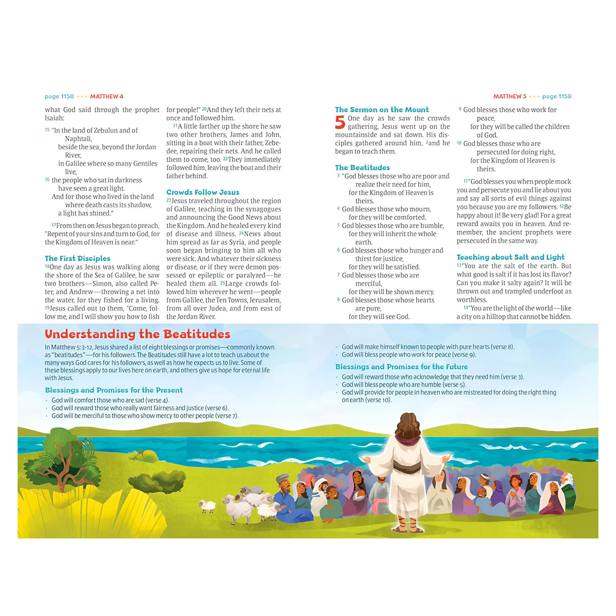 NLT Blue Mountains Imitation Leather Go Bible for Kids