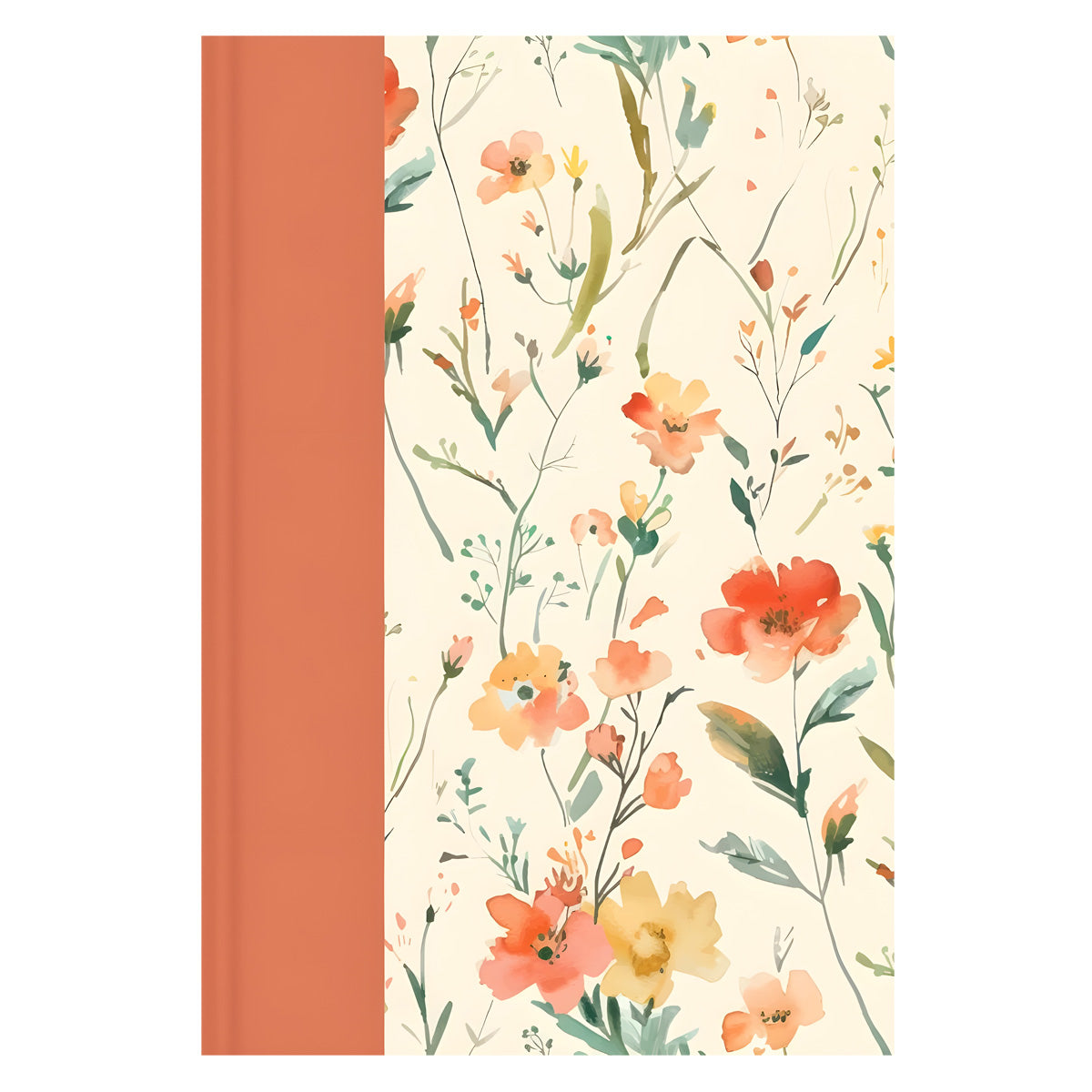 NLT Peach Meadows Landscape Hardcover Slimline Reference Bible Red Letter Large Print