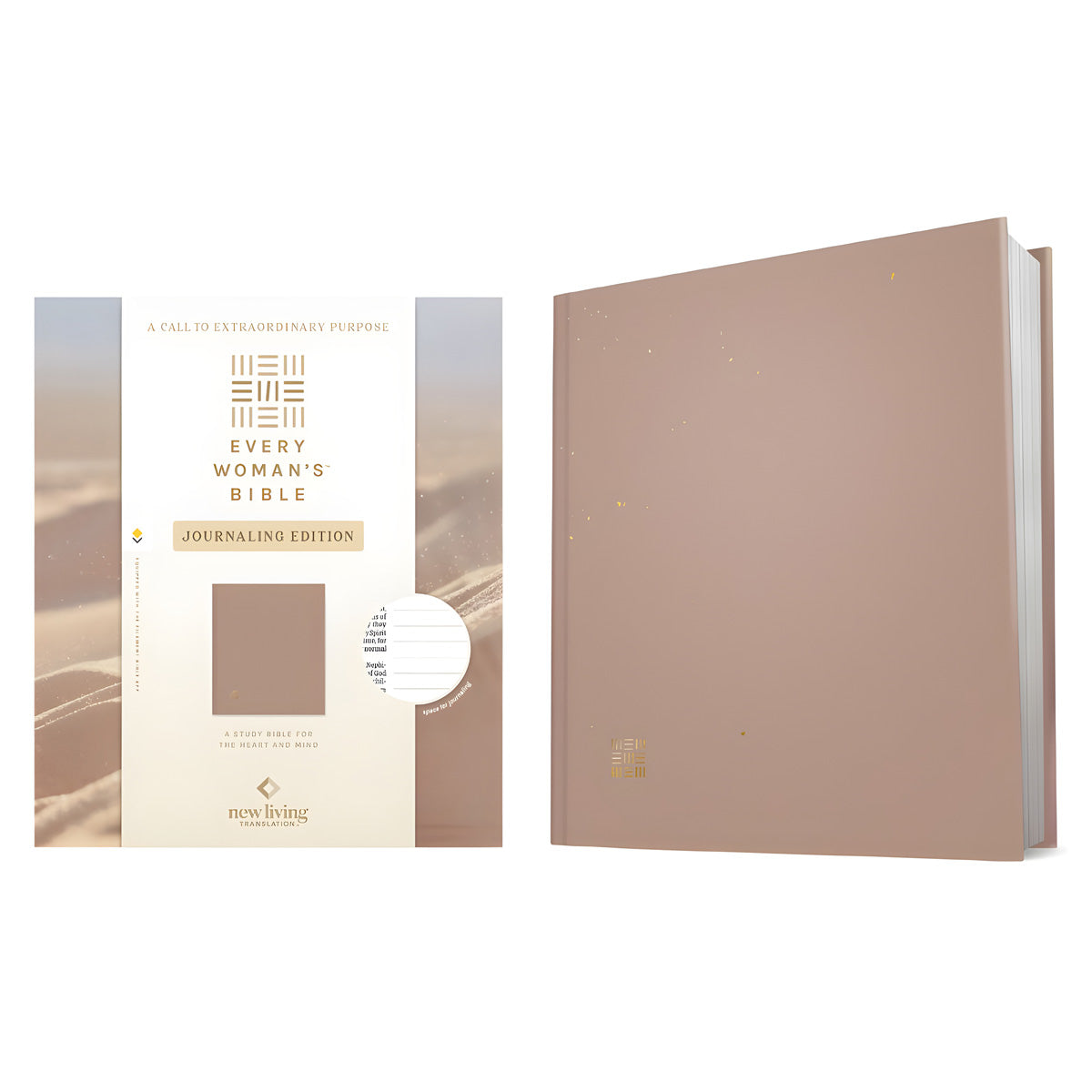 NLT Sand Hardcover Filament Enabled Every Woman's Journaling Edition Bible Red Letter