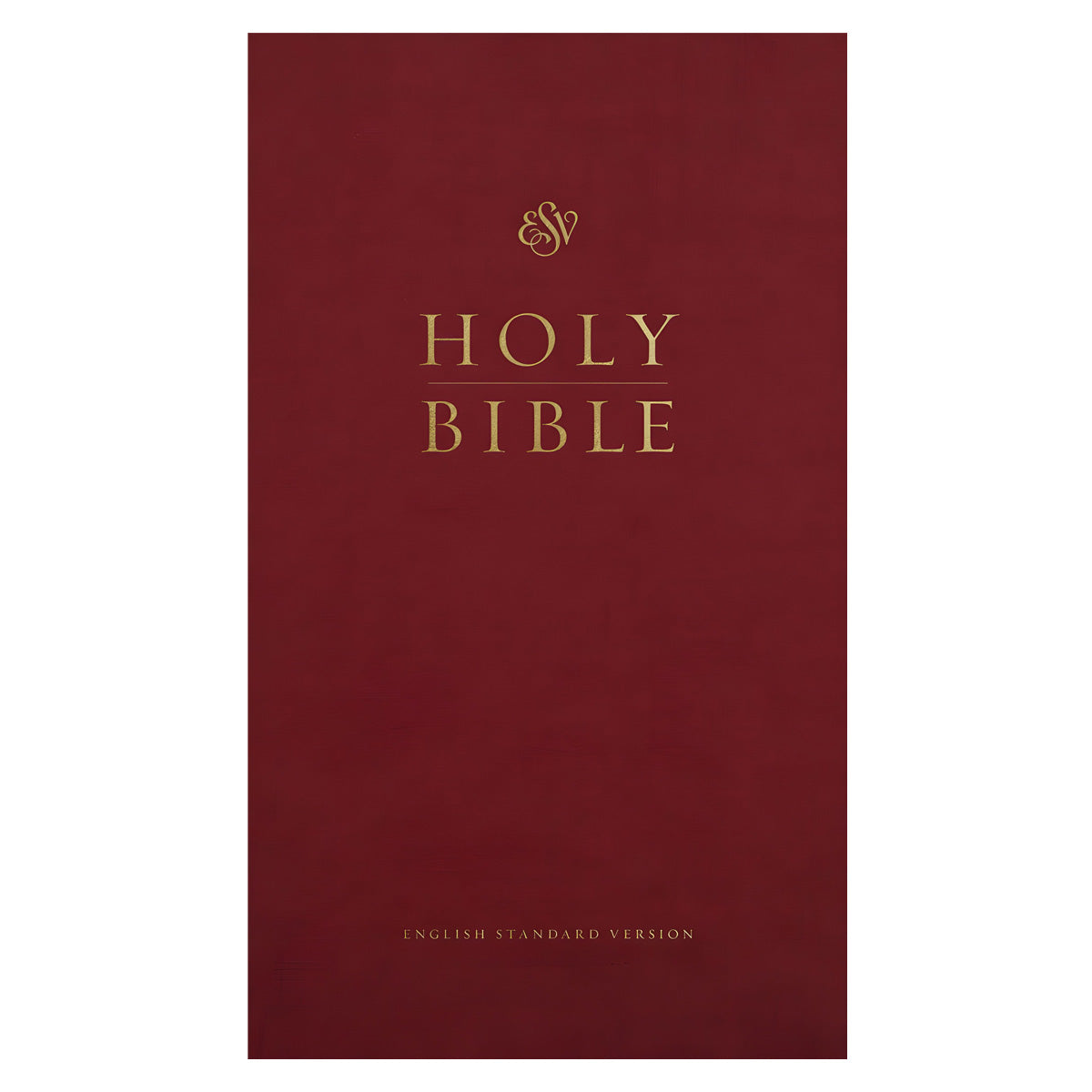 ESV Burgundy Hardcover Church Bible Large Print