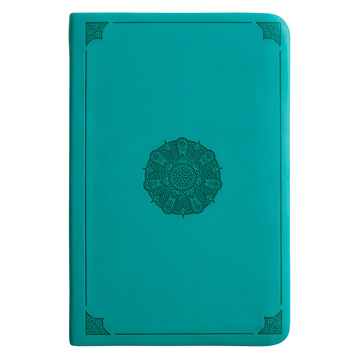 ESV Turquoise Emblem Design Imitation Leather Value Compact Bible