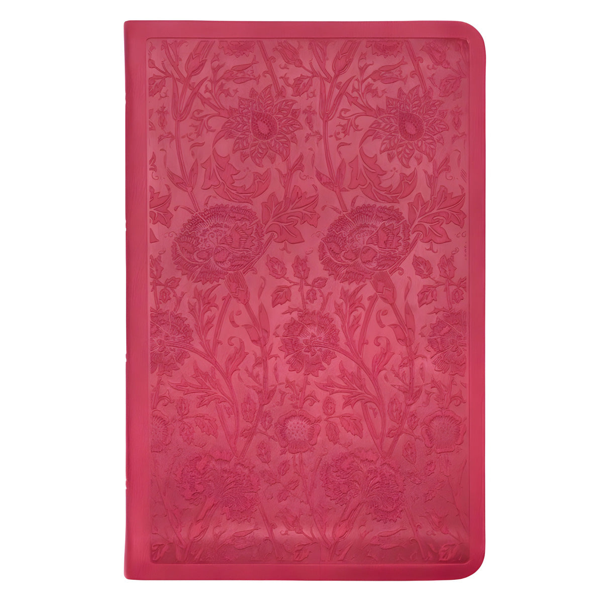 ESV Raspberry Floral Design Imitation Leather Value Compact Bible