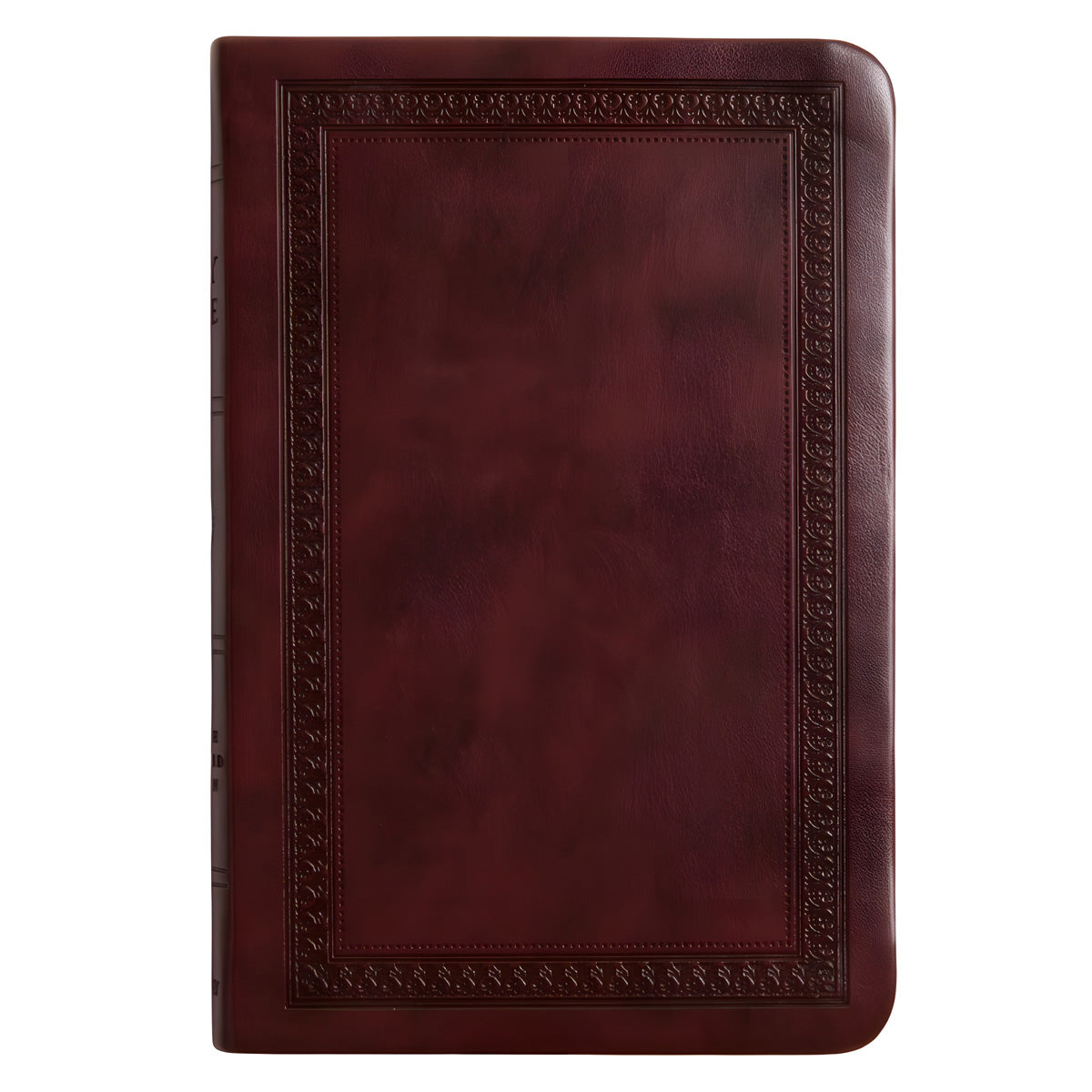 ESV Mahogany Border Design Imitation Leather Value Compact Bible