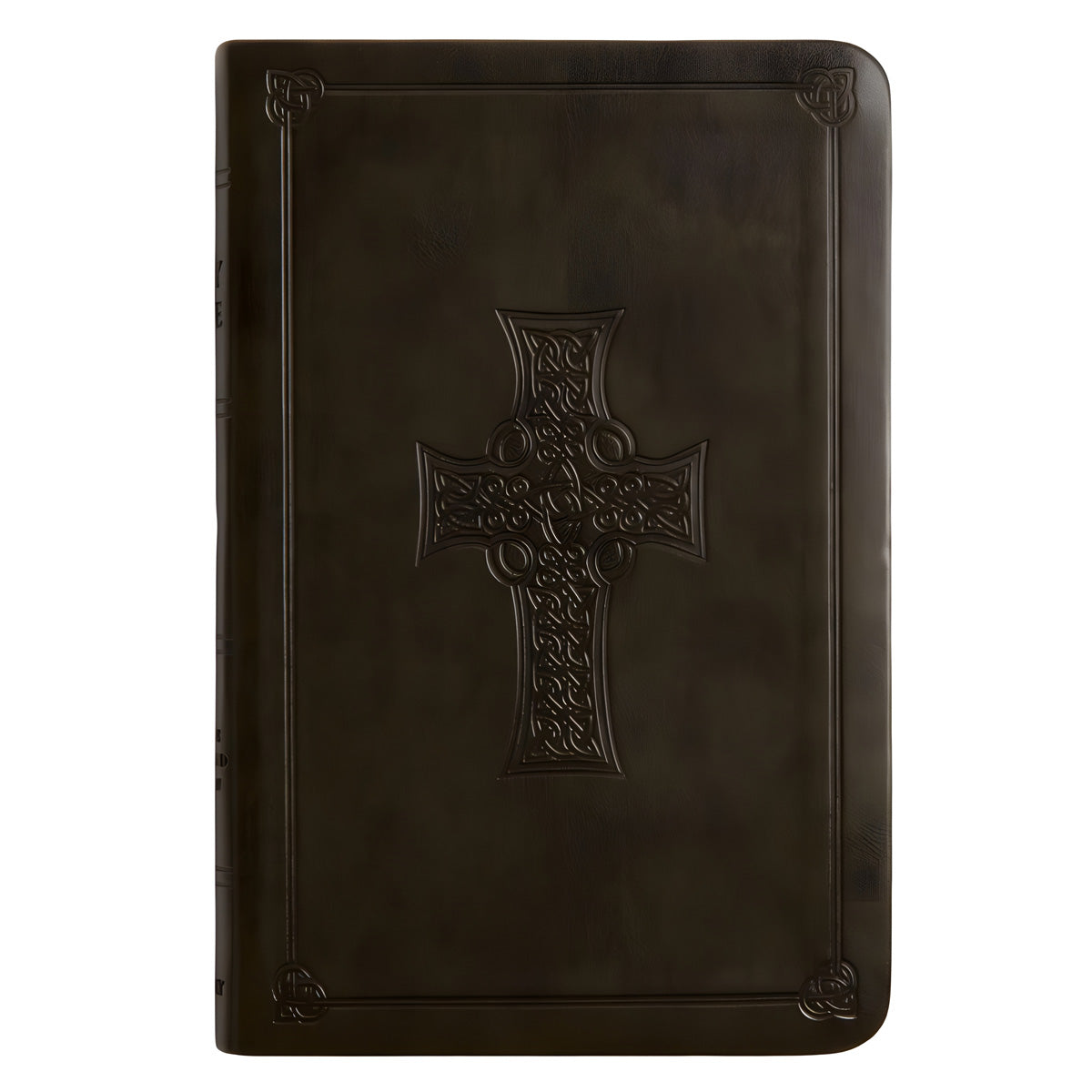ESV Olive Celtic Cross Design Imitation Leather Value Compact Bible