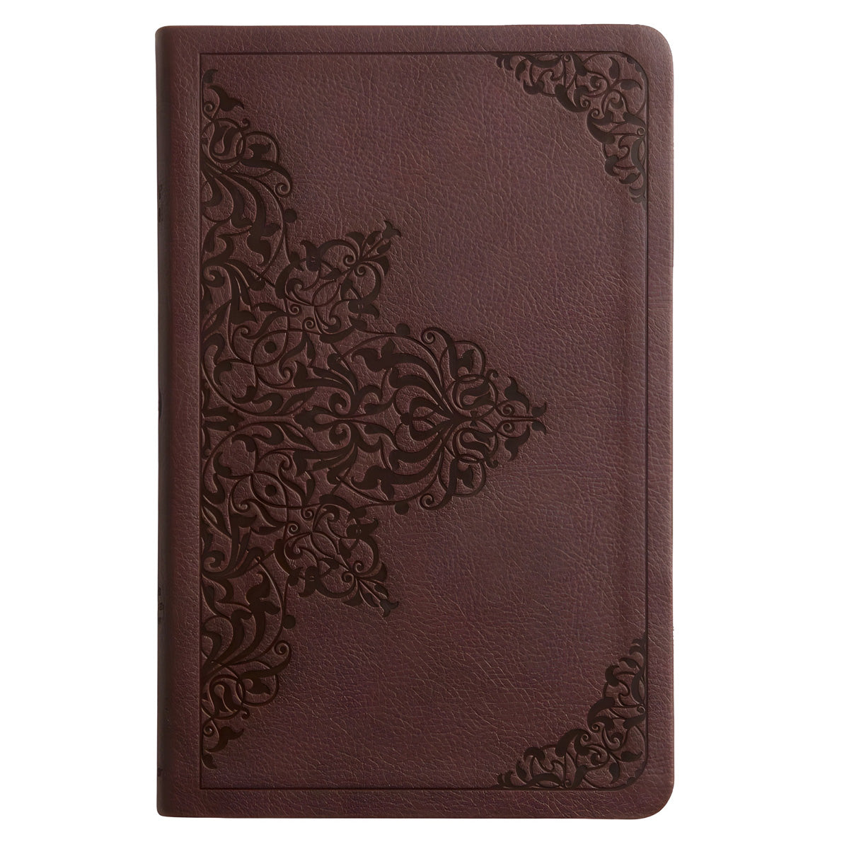 ESV Chestnut Filigree Design Imitation Leather Value Thinline Bible