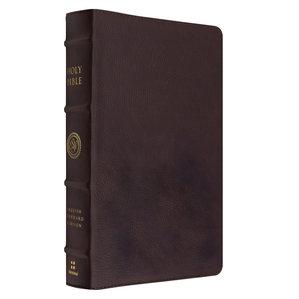 ESV Mahogany Calfskin Leather Personal Size Alpha Heirloom Bible