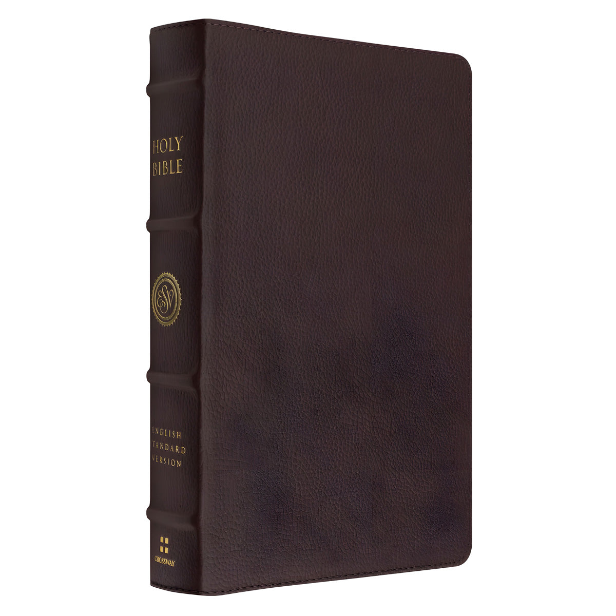ESV Mahogany Calfskin Leather Personal Size Alpha Heirloom Bible
