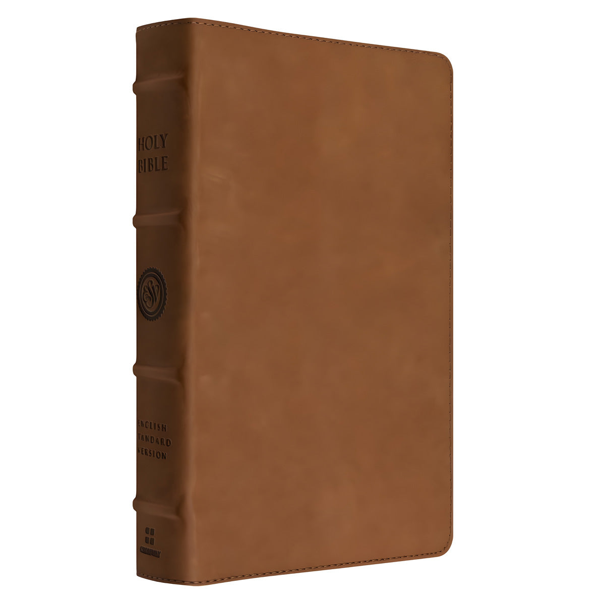 ESV Tan Cowhide Leather Personal Size Alpha Heirloom Bible