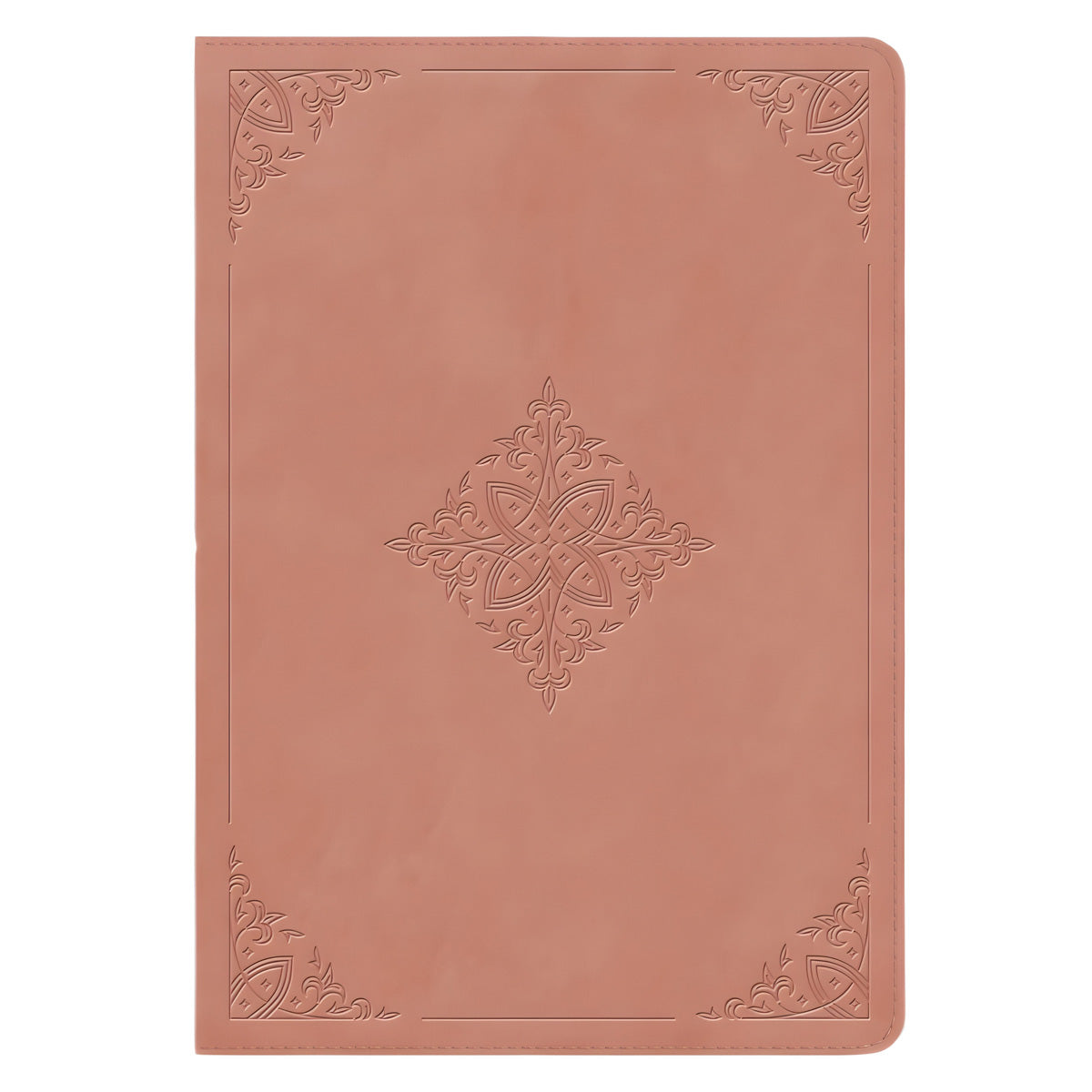 ESV Blush Rose Fleur-De-Lis Design Imitation Leather Bible Giant Print