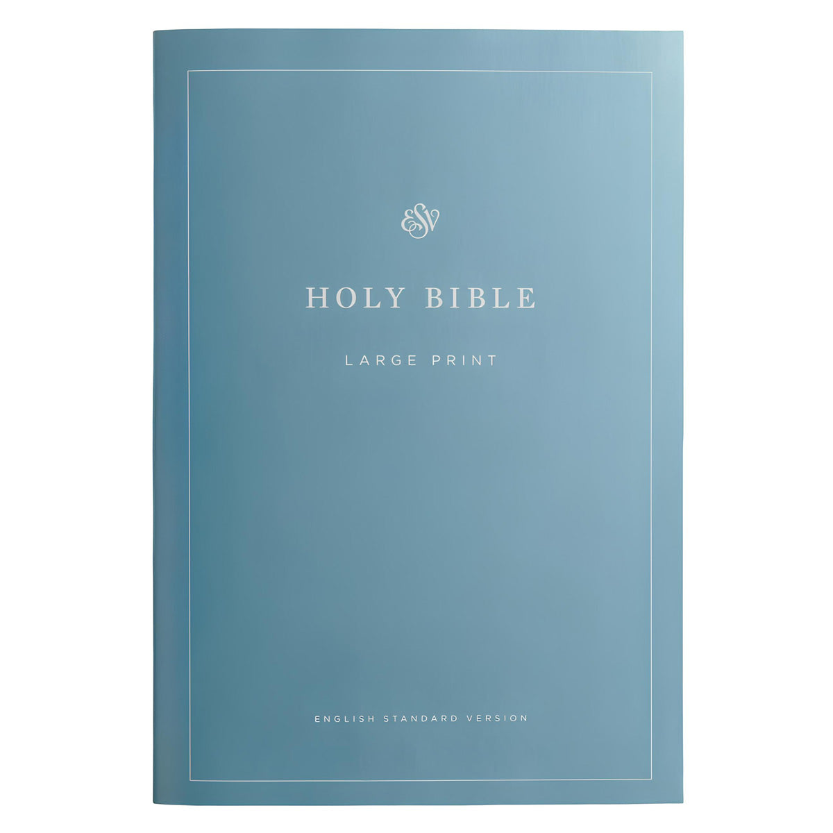 ESV Blue Paperback Economy Bible Large Print