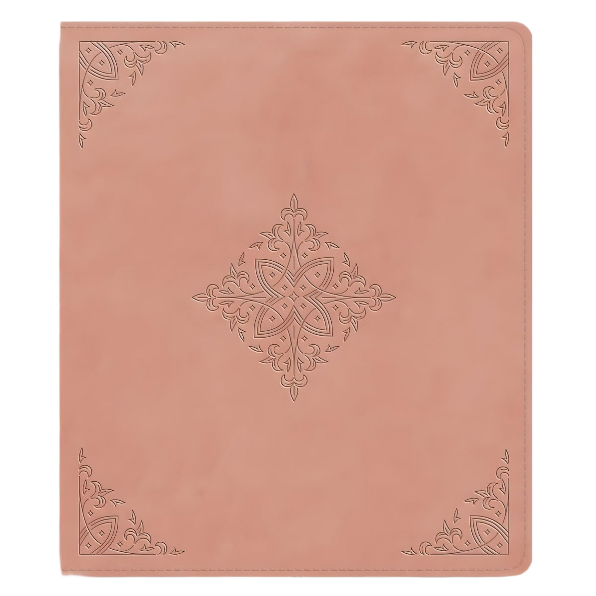 ESV Pink Fleur-De-Lis Design Imitation Leather Journaling Bible Red Letter