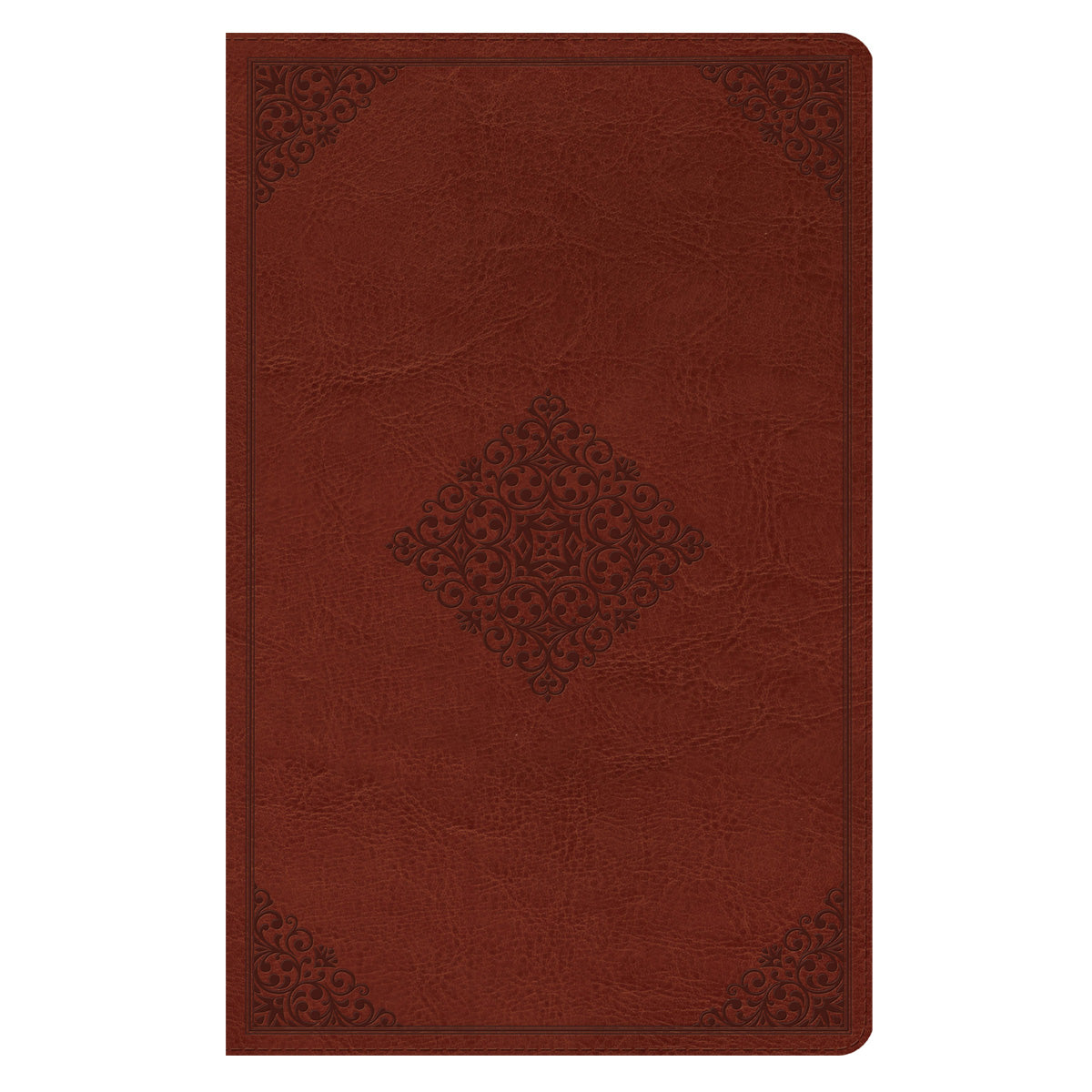 ESV Tan Ornament Design Imitation Leather Value Thinline Bible Large Print