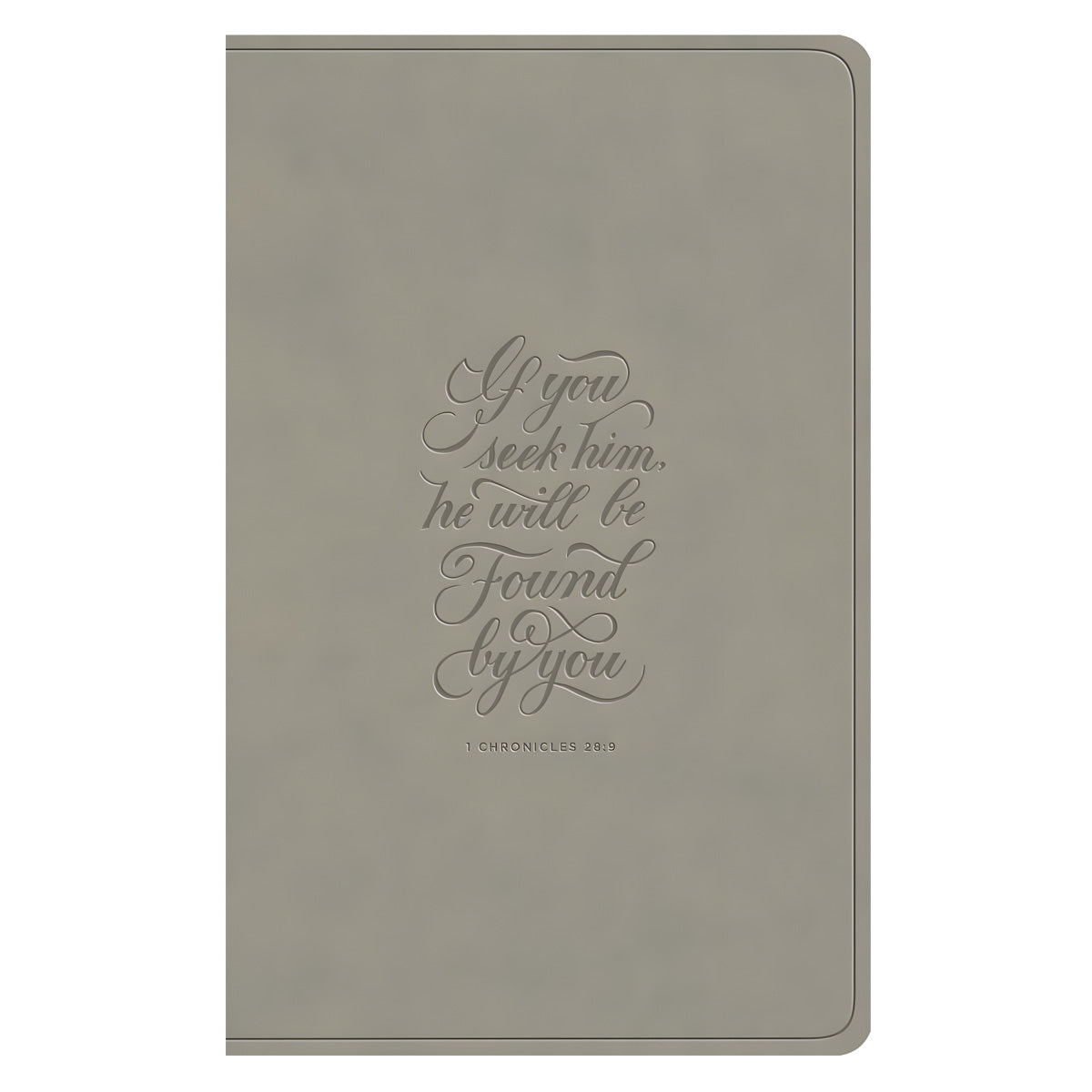 ESV Stone 1 Chronicles 28:9 Design Imitation Leather Value Thinline Bible Large Print