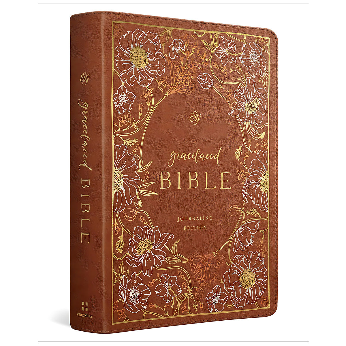 ESV GraceLaced Bible, Journaling Edition, Imitation Leather, English Saddle