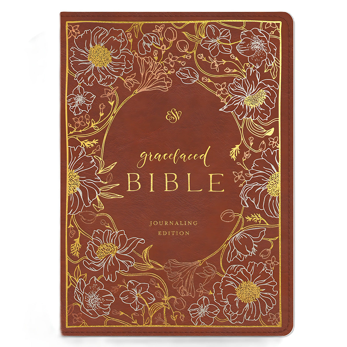 ESV GraceLaced Bible, Journaling Edition, Imitation Leather, English Saddle