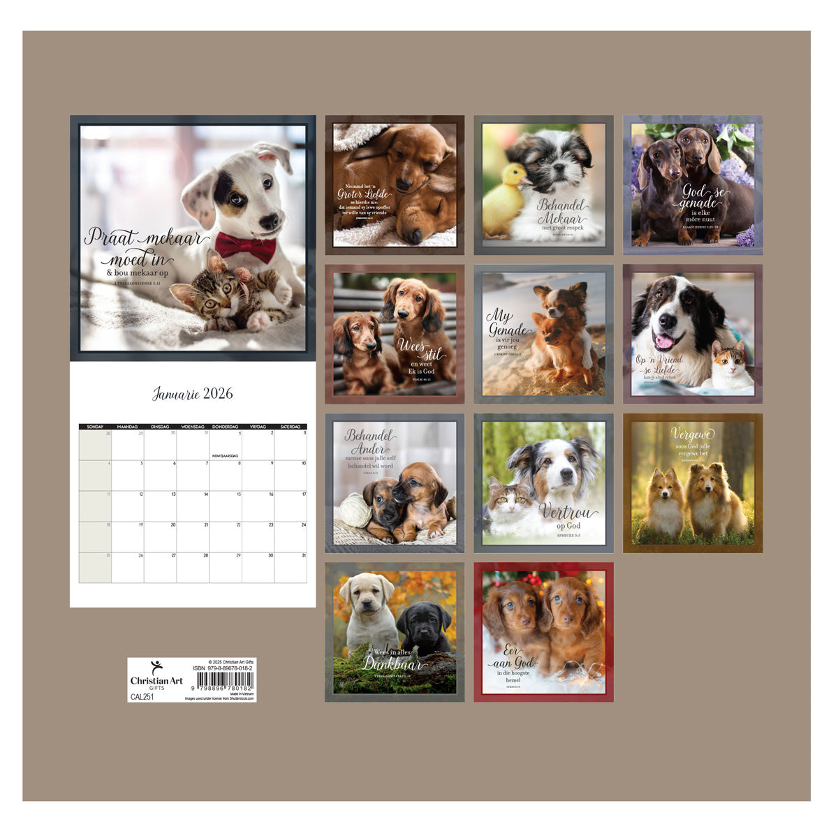 2026 Kalendar - Praat Mekaar Moed in en Bou Mekaar op