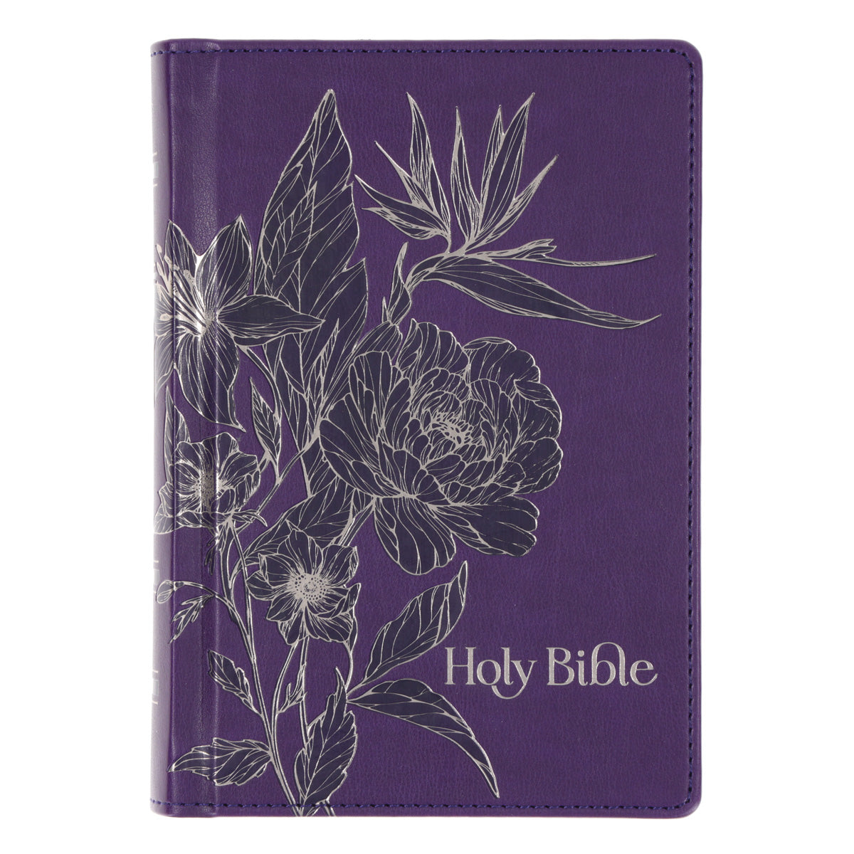 KJV Purple Hardcover Faux Leather Compact Bible