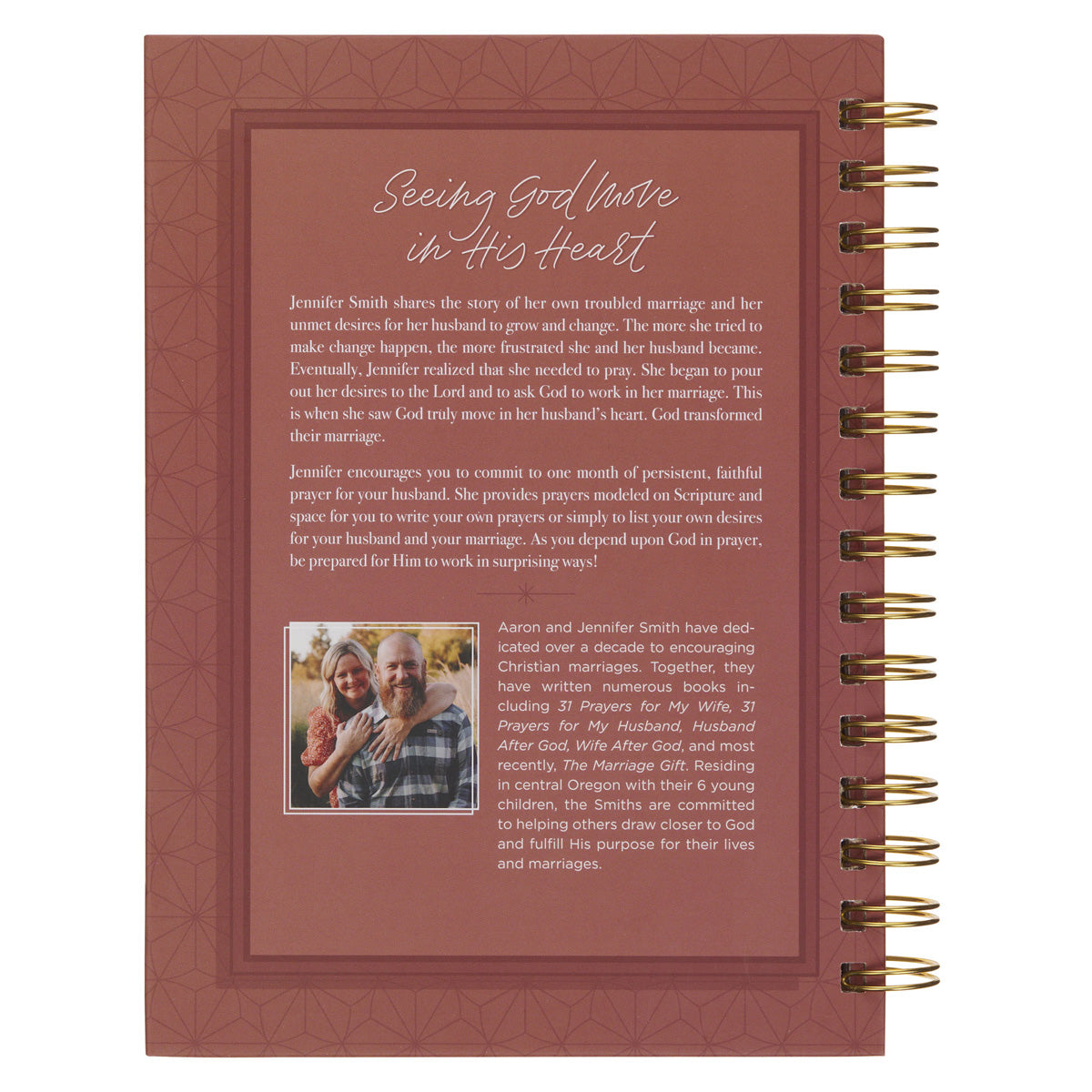 31 Prayers for My Husband: A Guided Prayer Journal for Wives (Spiral-Bound)