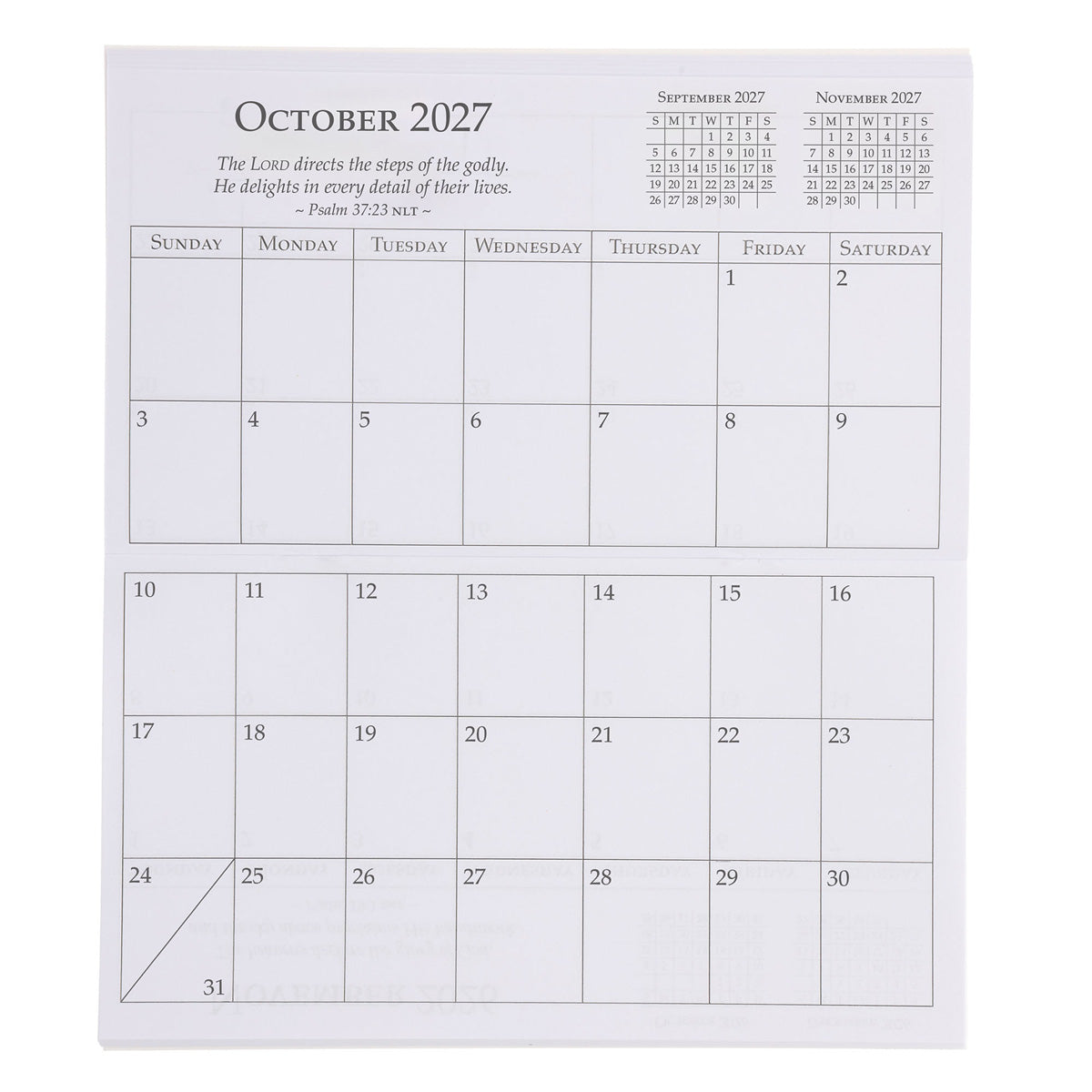 2027 Diary - Daily Planner - Pray Without Ceasing