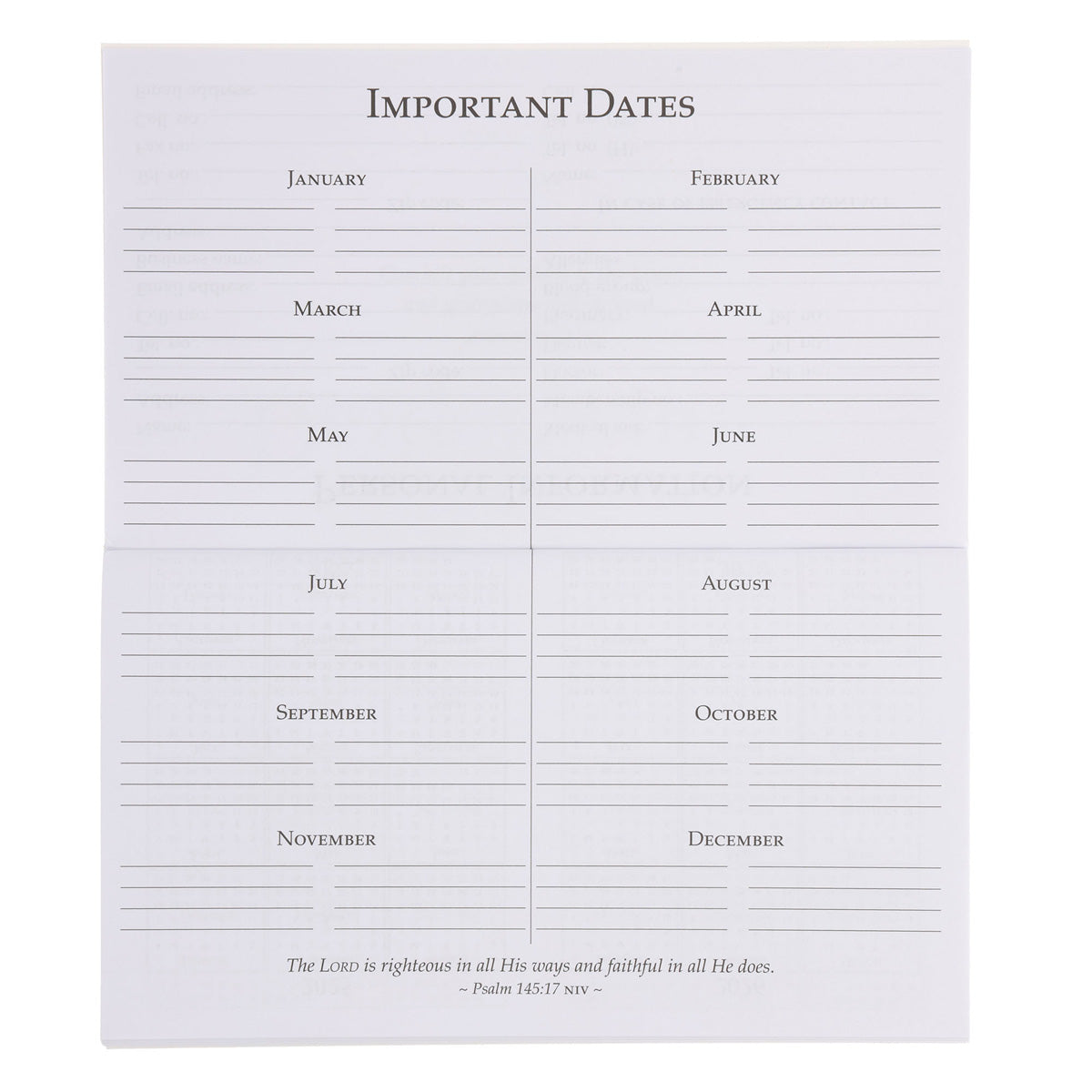 2027 Diary - Daily Planner - Walk by Faith