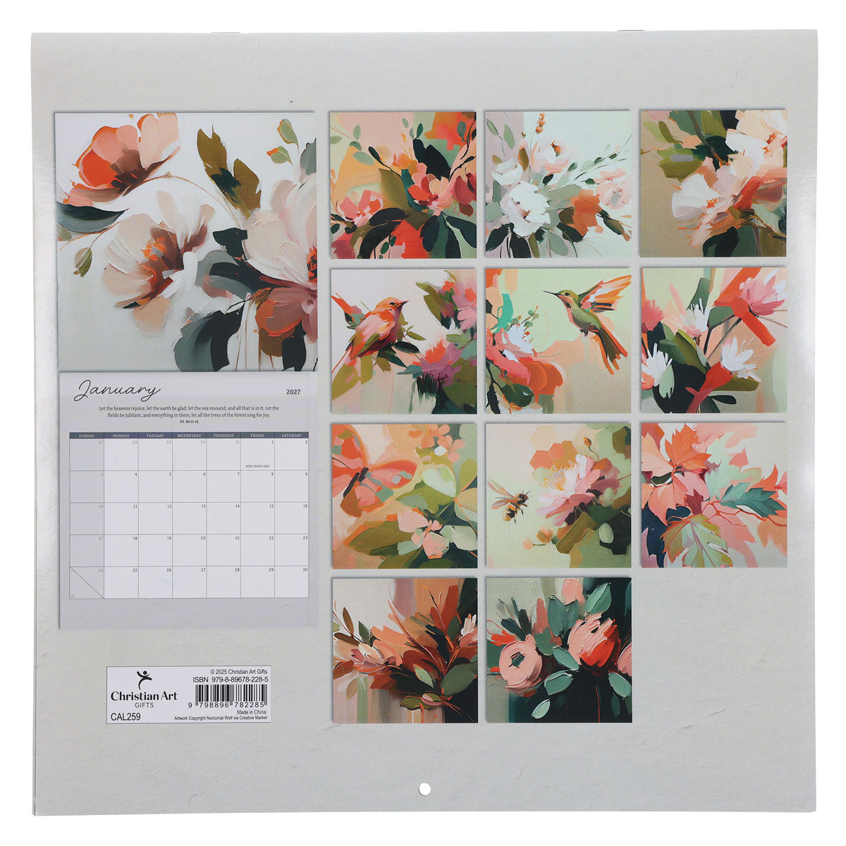 2027 Calendar - Everything Beautiful in Its Time