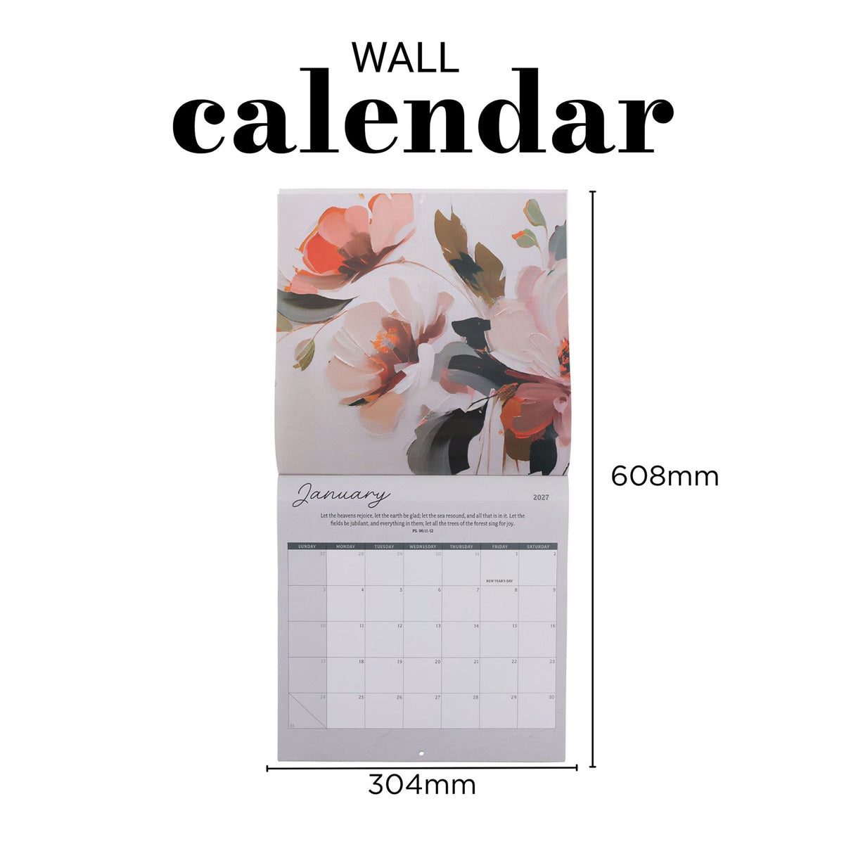 2027 Calendar - Everything Beautiful in Its Time