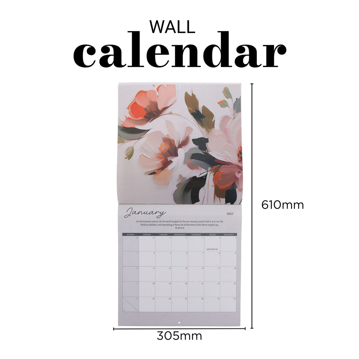 2027 Calendar - Everything Beautiful in Its Time