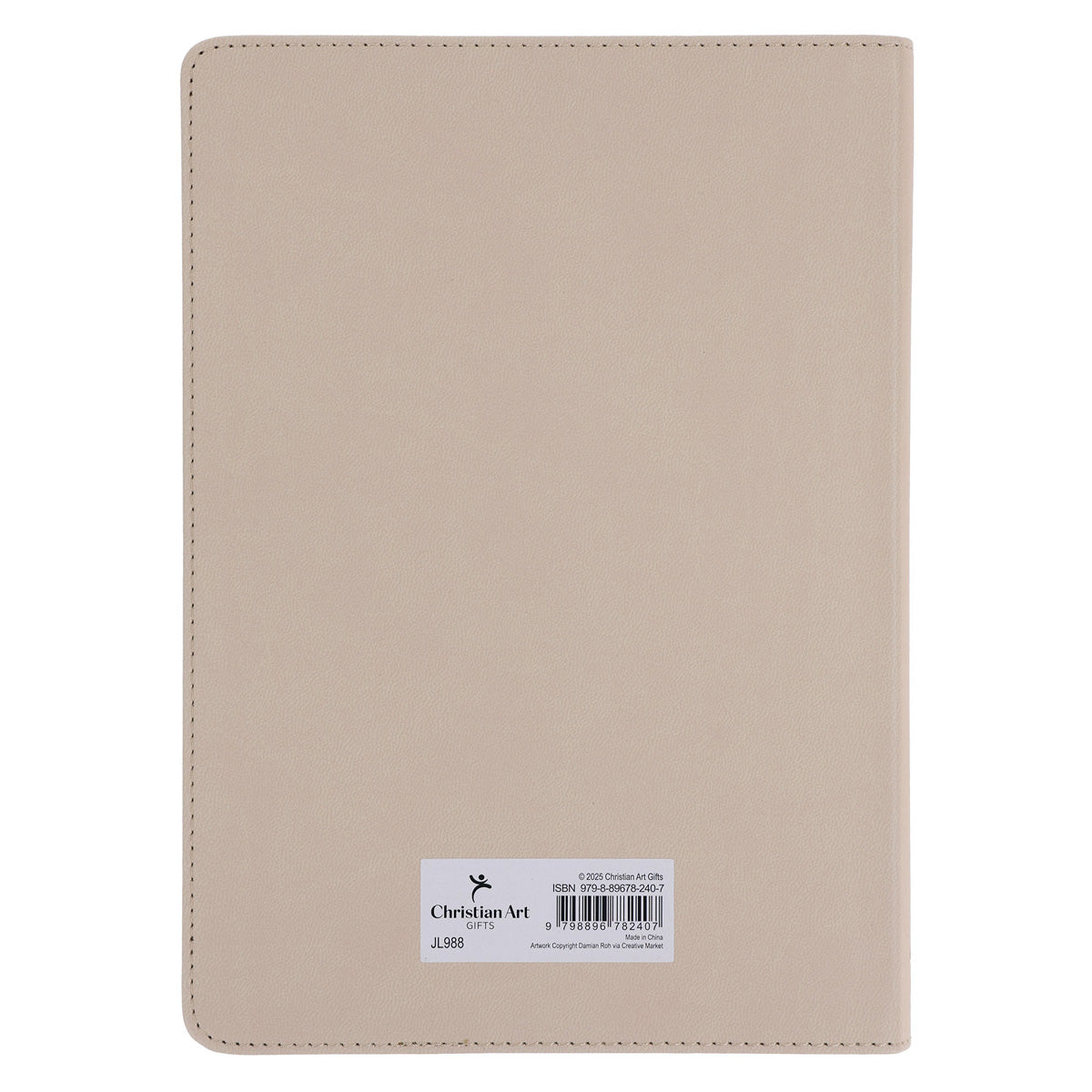 Be Still and Know That I Am God Faux Leather Journal