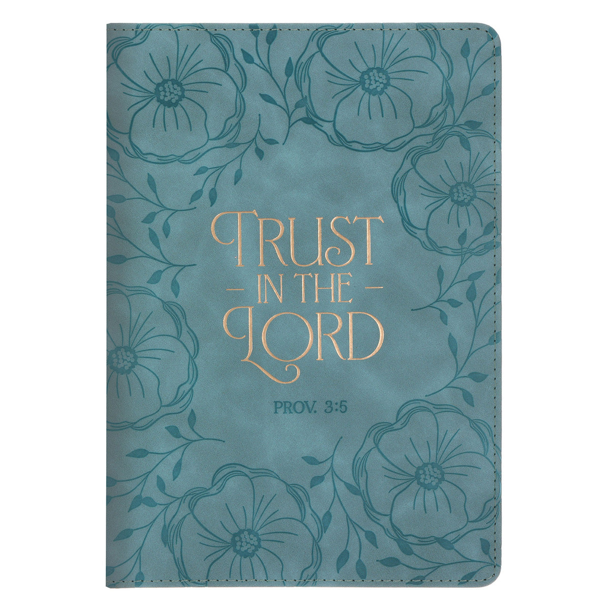 Trust in the Lord Teal Faux Leather Journal