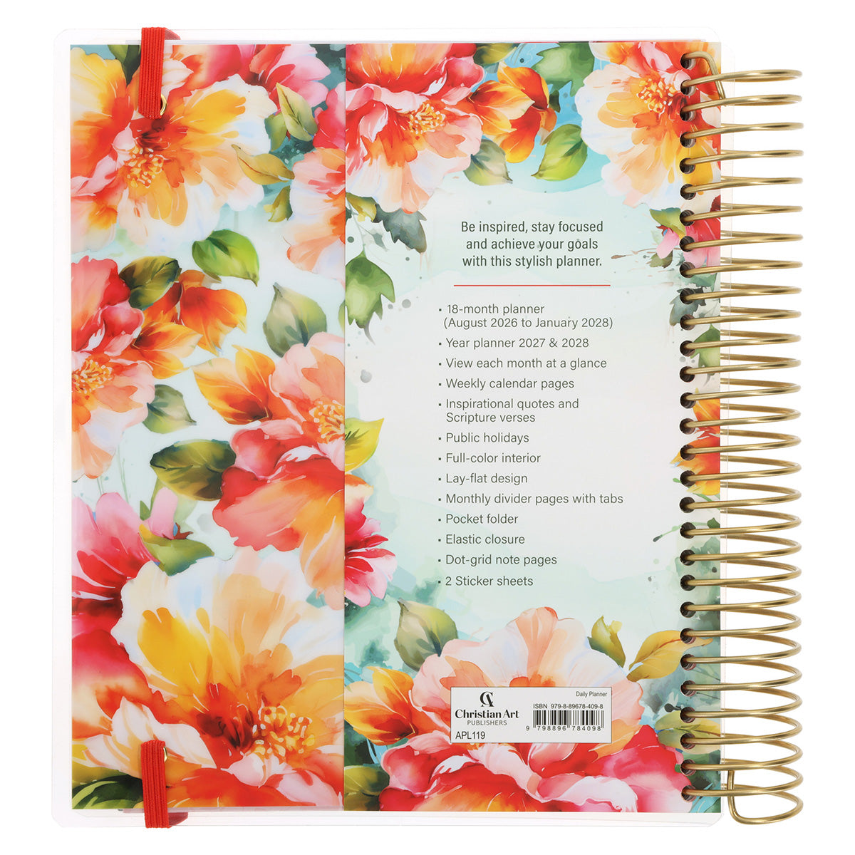 2027 Diary - 18-Month Planner for Women - Everything Beautiful - Wirebound