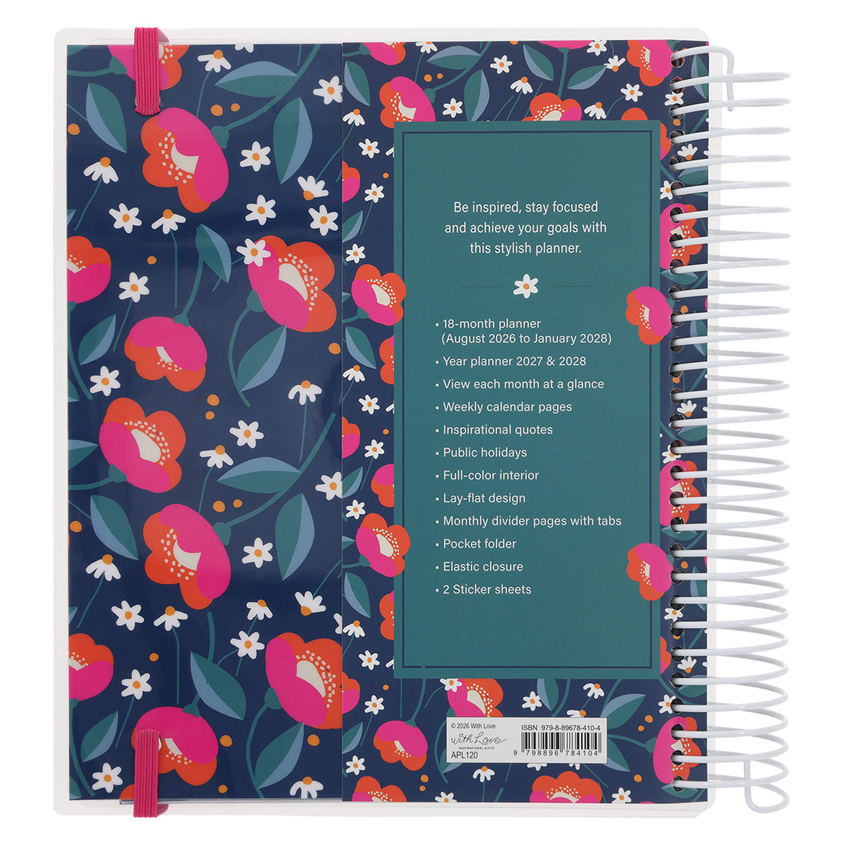 2027 Diary - 18-Month Planner for Women - Anything Is Possible - Wirebound