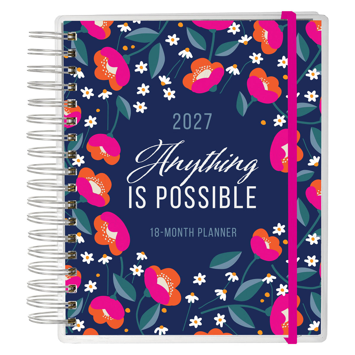 2027 Diary - 18-Month Planner for Women - Anything Is Possible - Wirebound