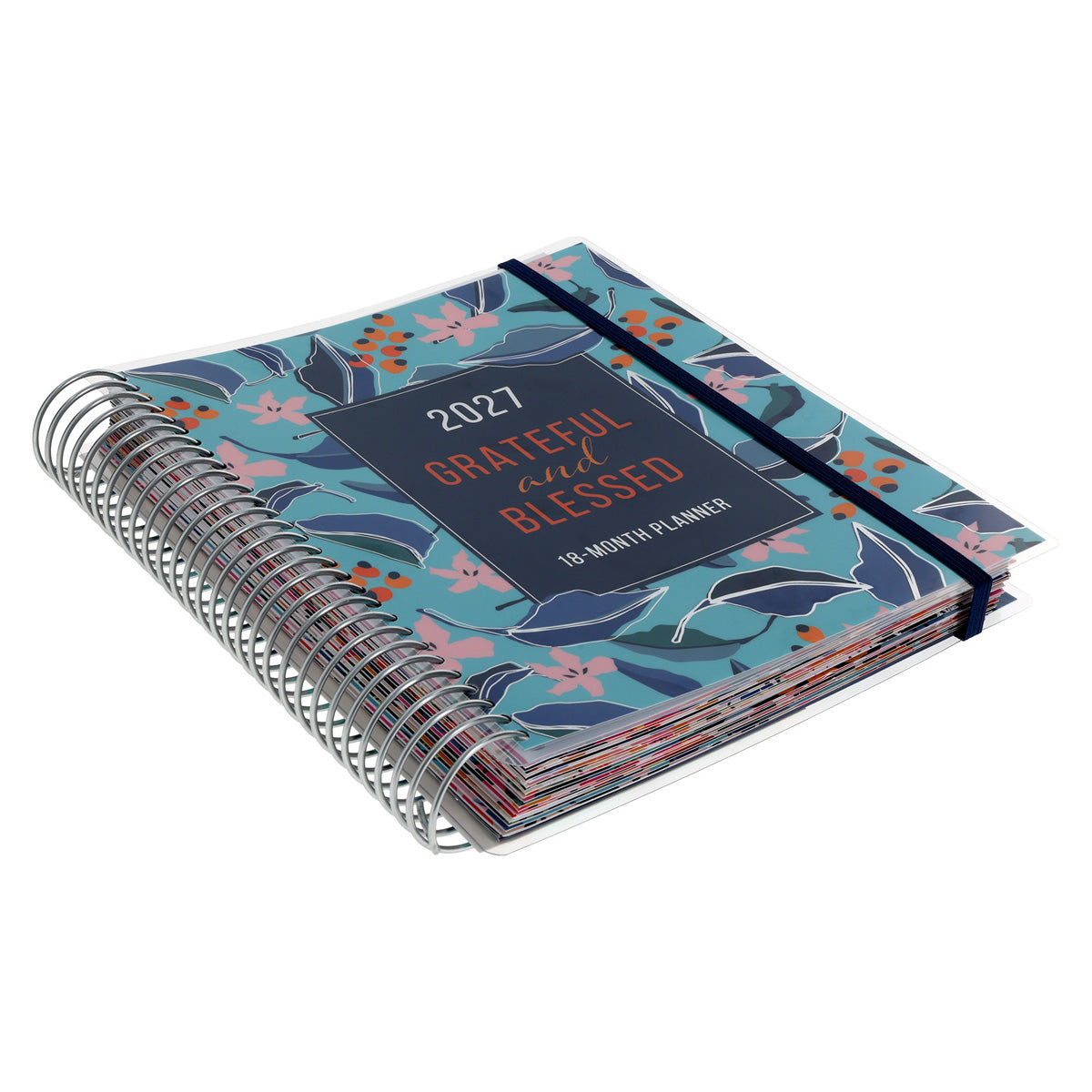 2027 Diary - 18-Month Planner for Women - Grateful and Blessed - Wirebound