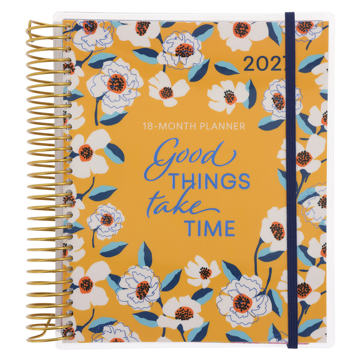2027 Diary - 18-Month Planner for Women - Good Things Take Time - Wirebound