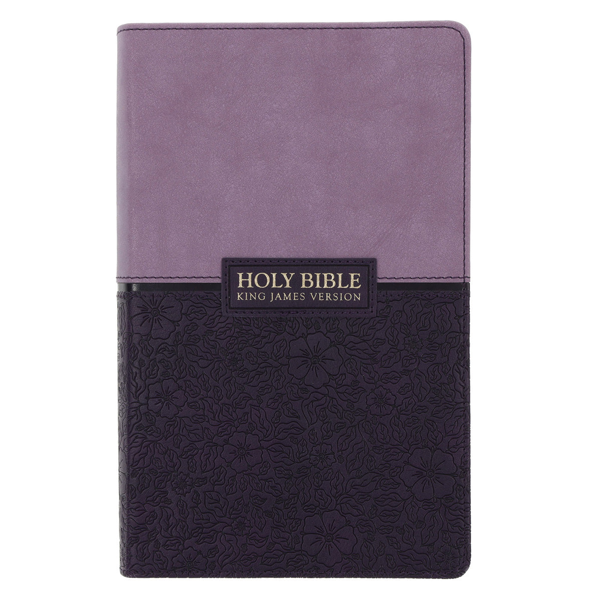 KJV Two-Tone Purple Faux Leather Giant Print Bible