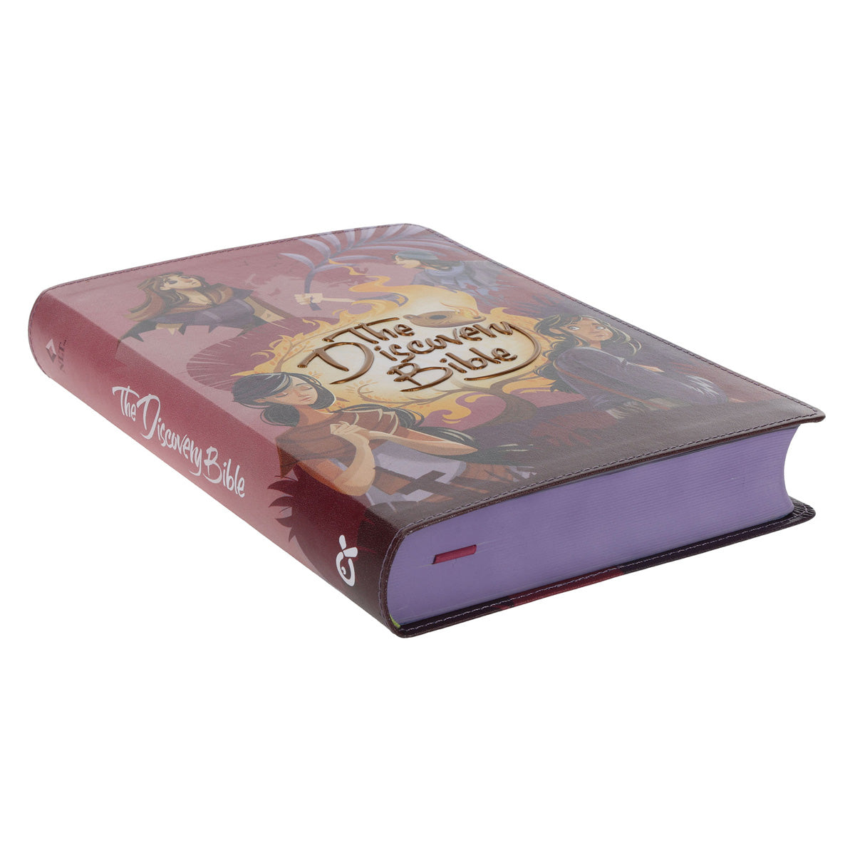 NLT Pink Faux Leather The Discovery Bible with Indexing Tabs