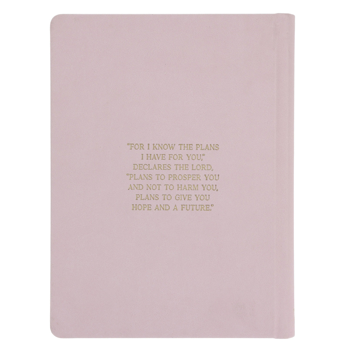 Plans to Give You Hope and a Future Hardcover Journal with Faux Leather Spine