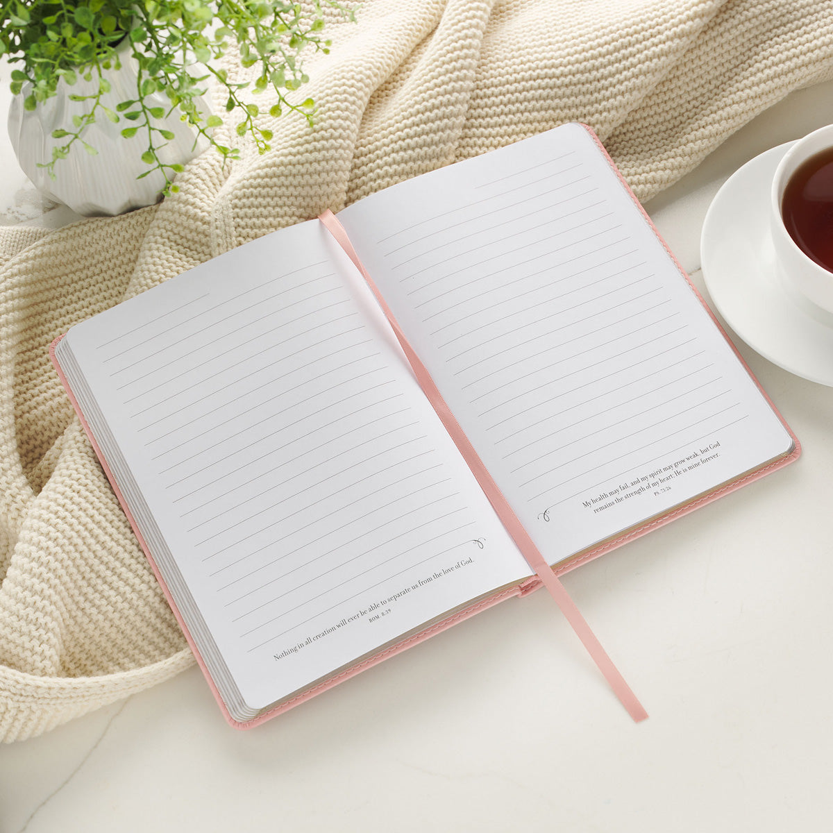 Amazing Grace Pink Faux Leather Journal