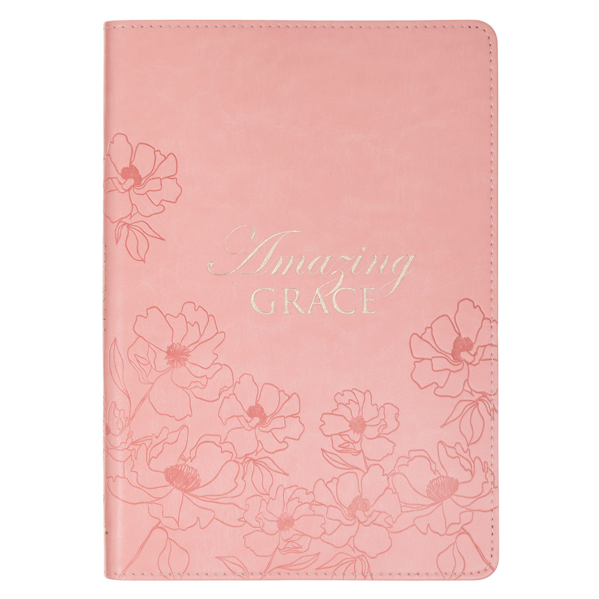 Amazing Grace Pink Faux Leather Journal