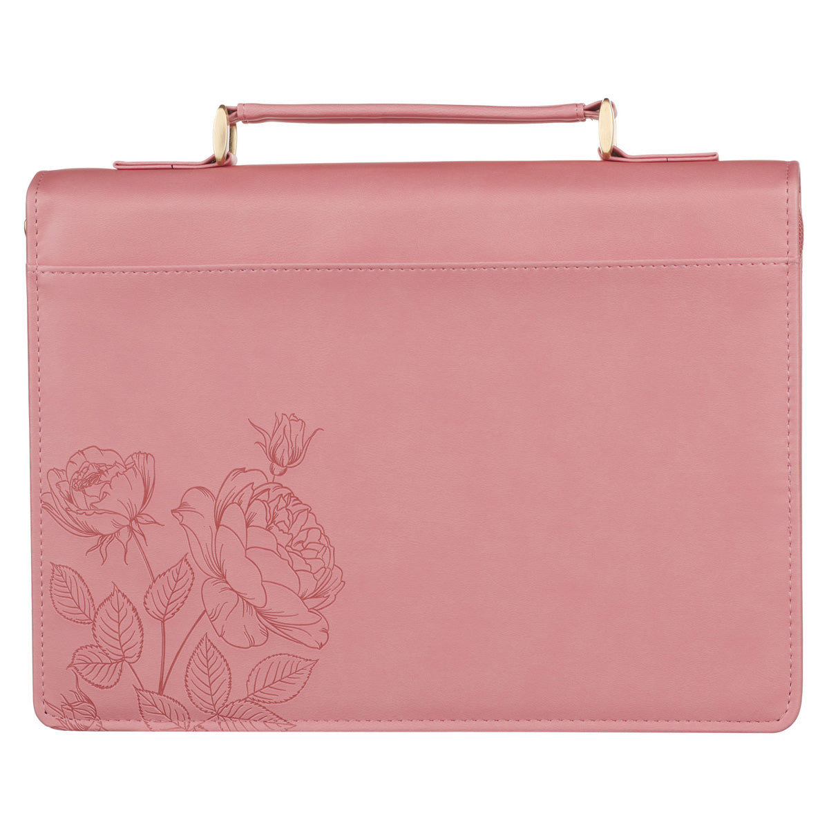 I Know the Plans I Have for You Pink Floral Faux Leather Bible Bag