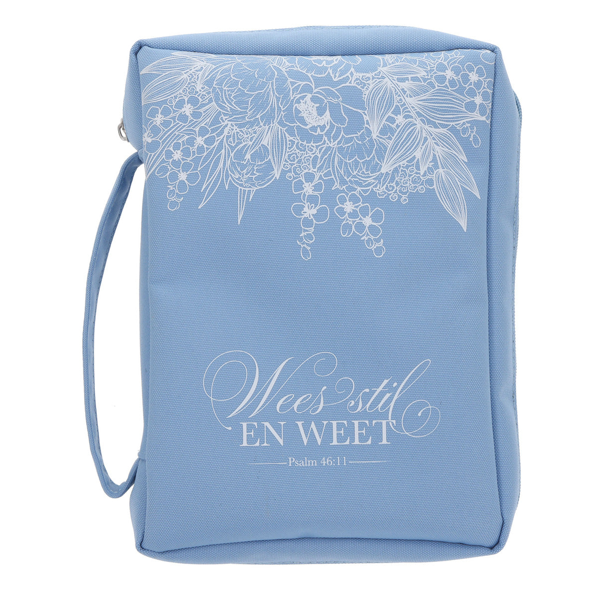 Wees Stil en Weet Afrikaans Polyester Bible Bag