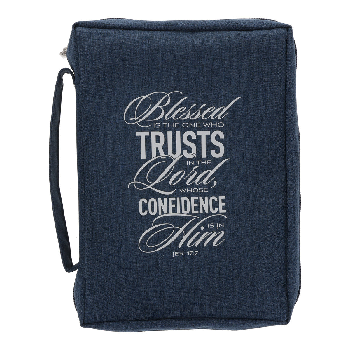 Blessed Is the One Who Trusts in the Lord Whose Confidence Is in Him Polyester Bible Bag